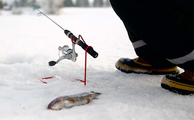 Ice Fishing, Cascade, Idaho