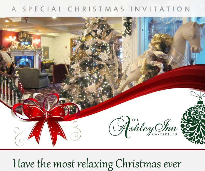 Christmas Eve and Christmas Dinner at the Ashley Inn Cascade Chamber