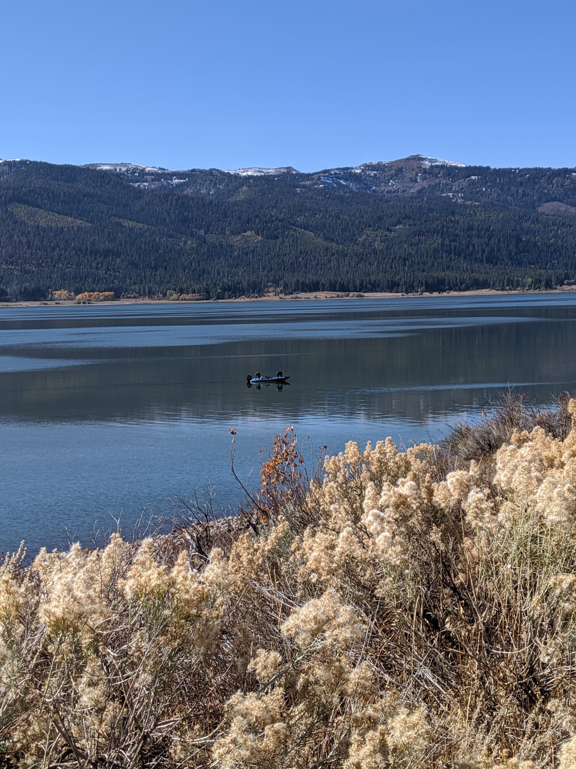 Crown Point Lake cascade fishing boat Cascade Chamber of Commerce