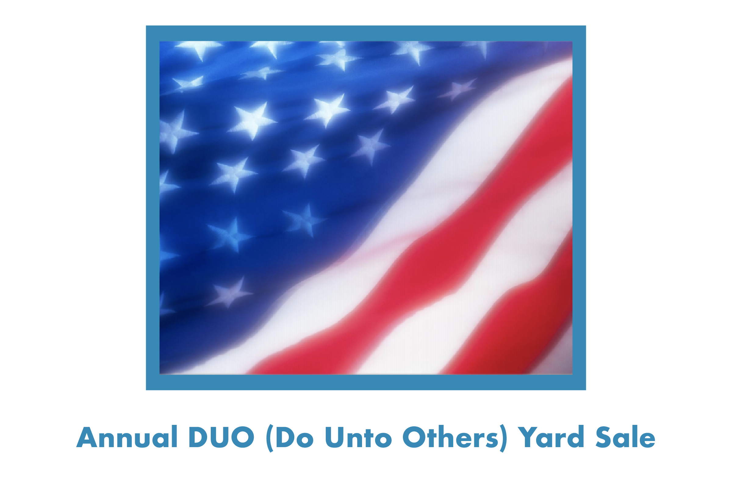 Past Event: Annual DUO (Do Unto Others) Yard Sale