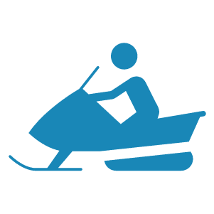 Snowmobiling Icon