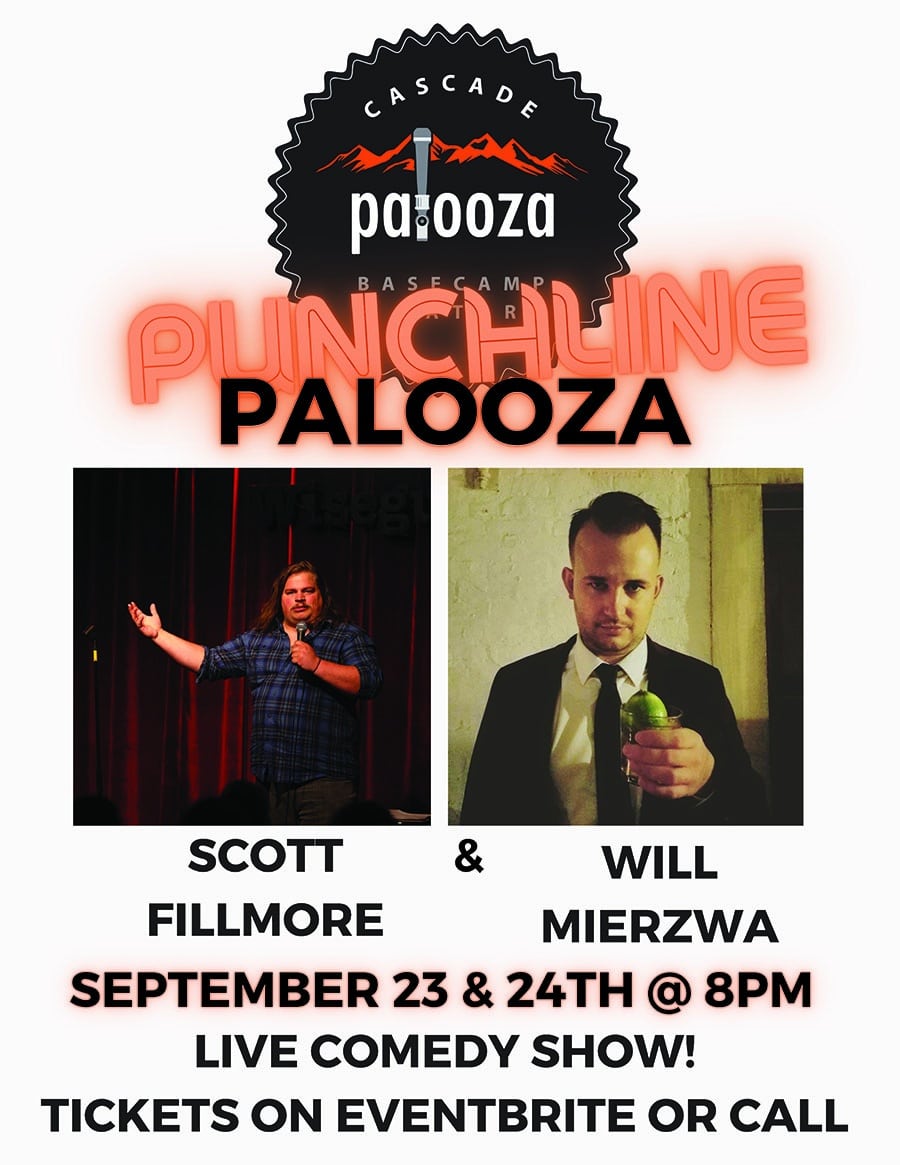 Punchline Palooza Comedy Nights Sep 23rd & Sep 24th.flier