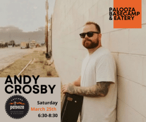 Andy Crosby playing music in Cascade