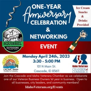 Squirrel Outdoors 1yr Celebration-Networking Event